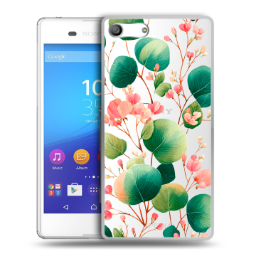 Силиконовый чехол на Sony Xperia M5 с принтом женский Силиконовый чехол на Sony Xperia M5 с принтом женский
