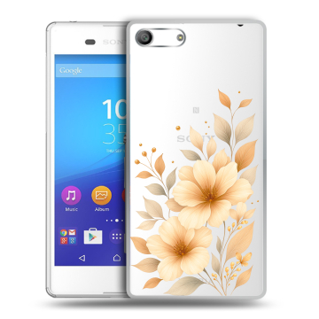 Силиконовый чехол на Sony Xperia M5 с принтом для девушки Силиконовый чехол на Sony Xperia M5 с принтом для девушки