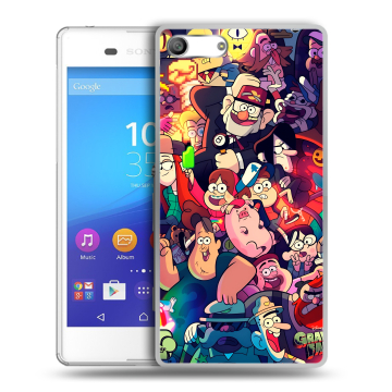 Силиконовый чехол на Sony Xperia M5 с принтом Gravity Falls Гравити Фолз Силиконовый чехол на Sony Xperia M5 с принтом Gravity Falls Гравити Фолз