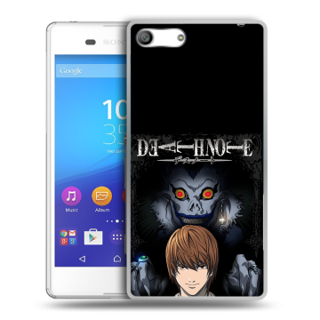 Силиконовый чехол на Sony Xperia M5 с принтом Death note Тетрадь смерти Силиконовый чехол на Sony Xperia M5 с принтом Death note Тетрадь смерти