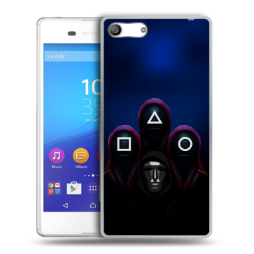 Силиконовый чехол на Sony Xperia M5 с принтом Игра Кальмара Силиконовый чехол на Sony Xperia M5 с принтом Игра Кальмара