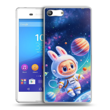Силиконовый чехол на Sony Xperia M5 с принтом Labubu Лабубу Силиконовый чехол на Sony Xperia M5 с принтом Labubu Лабубу