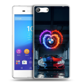 Силиконовый чехол на Sony Xperia M5 с принтом BMW БМВ Силиконовый чехол на Sony Xperia M5 с принтом BMW БМВ