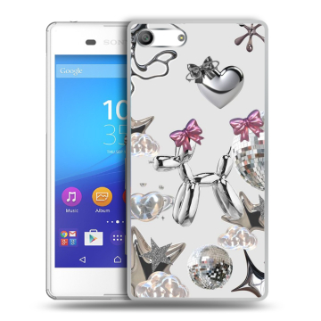 Силиконовый чехол на Sony Xperia M5 с принтом Y2K Силиконовый чехол на Sony Xperia M5 с принтом Y2K