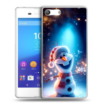 Силиконовый чехол на Sony Xperia M5 с принтом Новый год Силиконовый чехол на Sony Xperia M5 с принтом Новый год