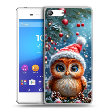 Силиконовый чехол на Sony Xperia M5 с принтом Новый год Силиконовый чехол на Sony Xperia M5 с принтом Новый год