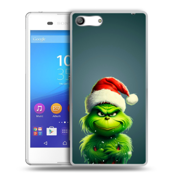 Силиконовый чехол на Sony Xperia M5 с принтом Новый год Силиконовый чехол на Sony Xperia M5 с принтом Новый год