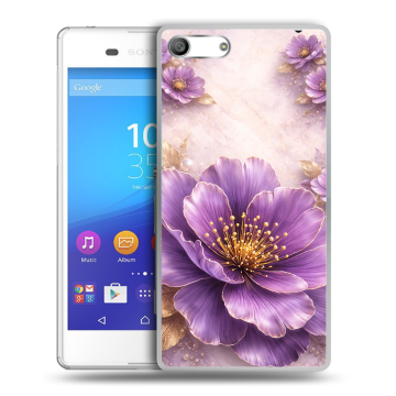 Силиконовый чехол на Sony Xperia M5 с принтом женский Силиконовый чехол на Sony Xperia M5 с принтом женский