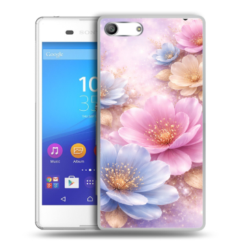 Силиконовый чехол на Sony Xperia M5 с принтом женский Силиконовый чехол на Sony Xperia M5 с принтом женский