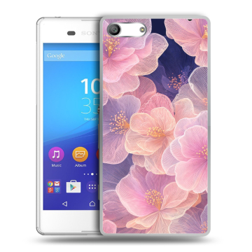 Силиконовый чехол на Sony Xperia M5 с принтом женский Силиконовый чехол на Sony Xperia M5 с принтом женский