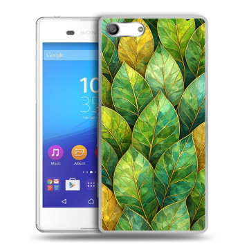 Силиконовый чехол на Sony Xperia M5 с принтом женский Силиконовый чехол на Sony Xperia M5 с принтом женский