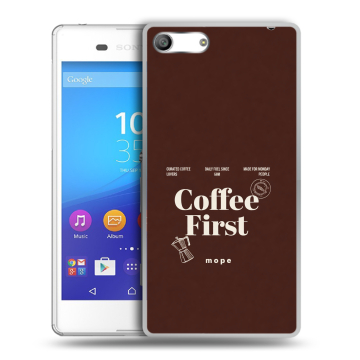 Силиконовый чехол на Sony Xperia M5 с принтом женский Силиконовый чехол на Sony Xperia M5 с принтом женский