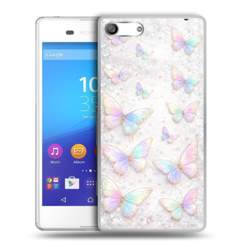 Силиконовый чехол на Sony Xperia M5 с принтом женский Силиконовый чехол на Sony Xperia M5 с принтом женский