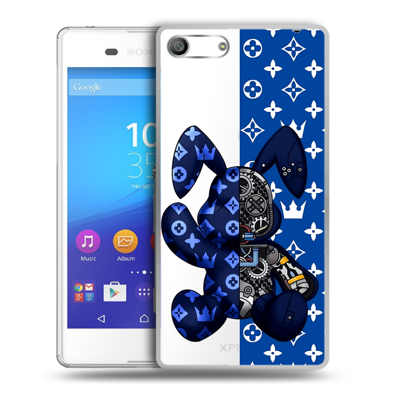 Силиконовый чехол на Sony Xperia M5 с принтом Луи робот Силиконовый чехол на Sony Xperia M5 с принтом Луи робот