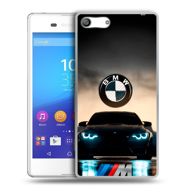 Силиконовый чехол на Sony Xperia M5 с принтом БМВ BMW Силиконовый чехол на Sony Xperia M5 с принтом БМВ BMW