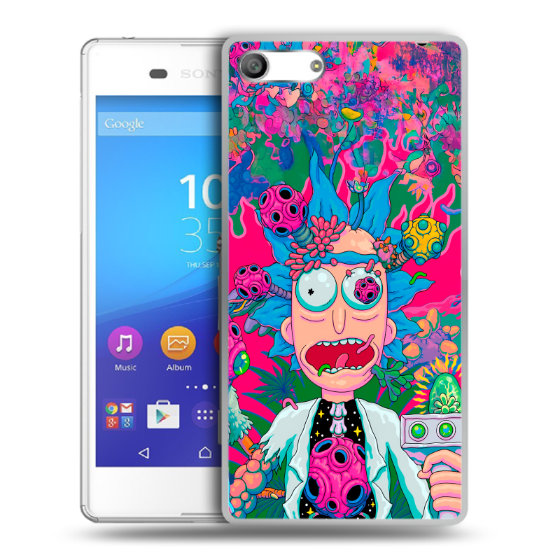 Силиконовый чехол на Sony Xperia M5 с принтом Рик и Морти Rick Morty Силиконовый чехол на Sony Xperia M5 с принтом Рик и Морти Rick Morty