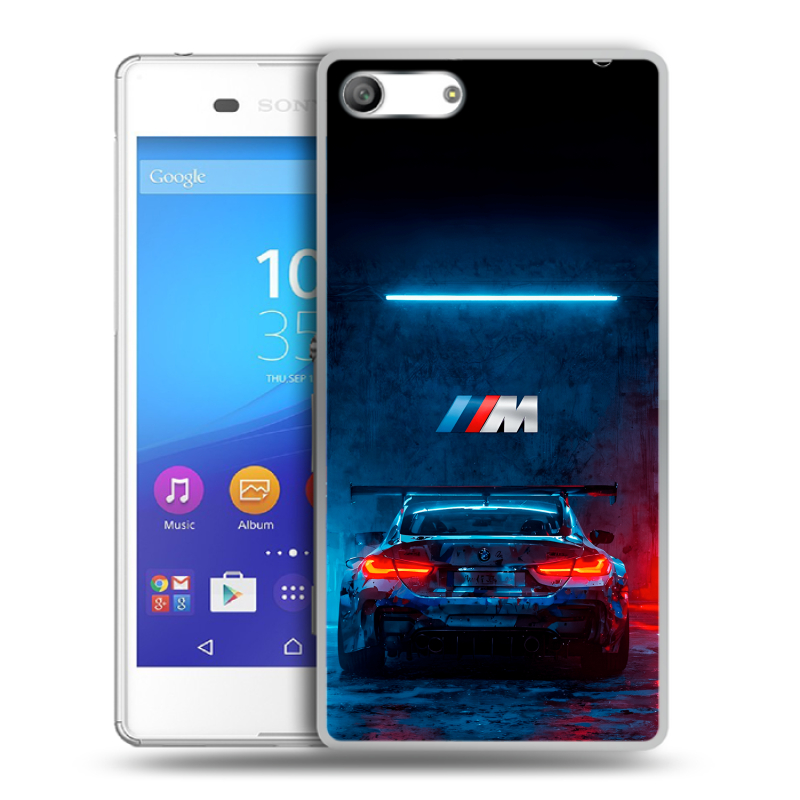 Силиконовый чехол на Sony Xperia M5 с принтом BMW БМВ Силиконовый чехол на Sony Xperia M5 с принтом BMW БМВ