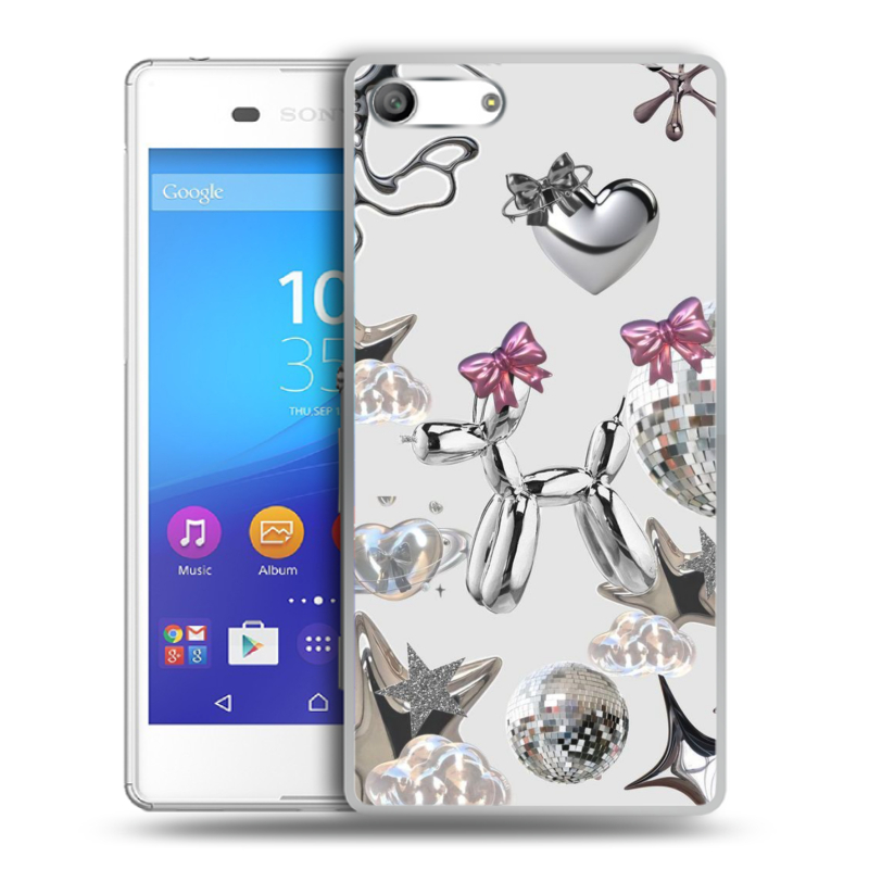 Силиконовый чехол на Sony Xperia M5 с принтом Y2K Силиконовый чехол на Sony Xperia M5 с принтом Y2K