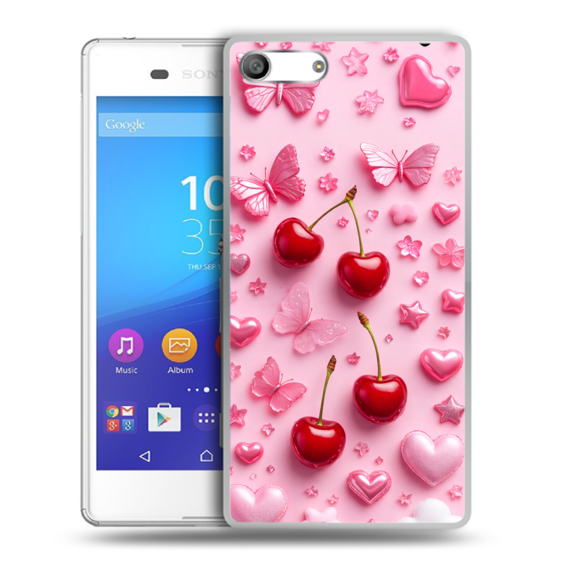 Силиконовый чехол на Sony Xperia M5 с принтом для девочек Силиконовый чехол на Sony Xperia M5 с принтом для девочек