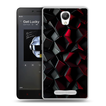 Силиконовый чехол на Xiaomi RedMi Note 2 с принтом Абстракция