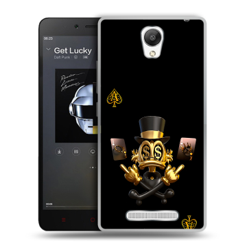 Силиконовый чехол на Xiaomi RedMi Note 2 с принтом Золотой скрудж макдак