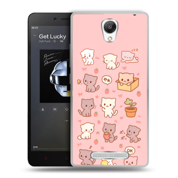 Силиконовый чехол на Xiaomi RedMi Note 2 с принтом Hello Kitty Хелоу Кити Силиконовый чехол на Xiaomi RedMi Note 2 с принтом Hello Kitty Хелоу Кити