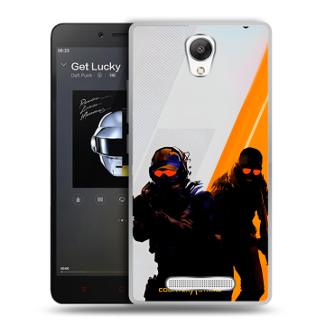 Силиконовый чехол на Xiaomi RedMi Note 2 с принтом Контер страйк Counter strike Силиконовый чехол на Xiaomi RedMi Note 2 с принтом Контер страйк Counter strike