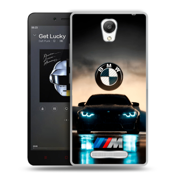 Силиконовый чехол на Xiaomi RedMi Note 2 с принтом БМВ BMW Силиконовый чехол на Xiaomi RedMi Note 2 с принтом БМВ BMW