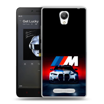 Силиконовый чехол на Xiaomi RedMi Note 2 с принтом БМВ BMW Силиконовый чехол на Xiaomi RedMi Note 2 с принтом БМВ BMW