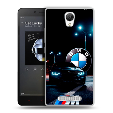 Силиконовый чехол на Xiaomi RedMi Note 2 с принтом БМВ BMW Силиконовый чехол на Xiaomi RedMi Note 2 с принтом БМВ BMW