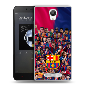Силиконовый чехол на Xiaomi RedMi Note 2 с принтом Барселона Barcelona