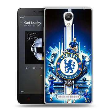Силиконовый чехол на Xiaomi RedMi Note 2 с принтом Chelsea Челси Силиконовый чехол на Xiaomi RedMi Note 2 с принтом Chelsea Челси