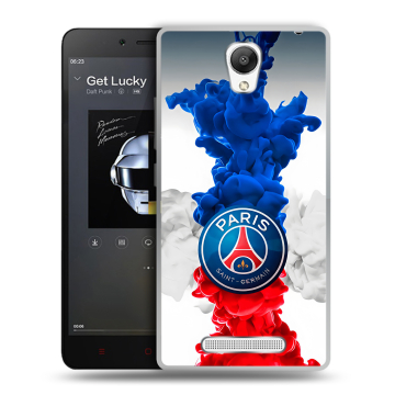 Силиконовый чехол на Xiaomi RedMi Note 2 с принтом PSG ПСЖ Силиконовый чехол на Xiaomi RedMi Note 2 с принтом PSG ПСЖ