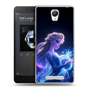 Силиконовый чехол на Xiaomi RedMi Note 2 с принтом Холодное сердце Frozen