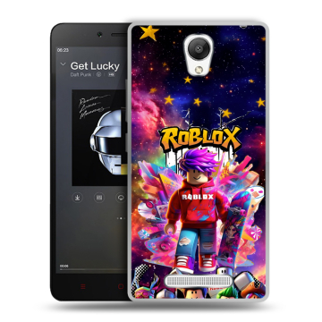 Силиконовый чехол на Xiaomi RedMi Note 2 с принтом Roblox Роблокс Силиконовый чехол на Xiaomi RedMi Note 2 с принтом Roblox Роблокс