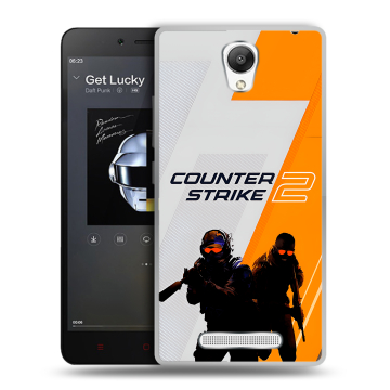 Силиконовый чехол на Xiaomi RedMi Note 2 с принтом Counter Strike