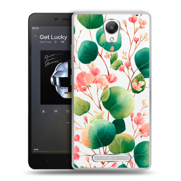 Силиконовый чехол на Xiaomi RedMi Note 2 с принтом женский Силиконовый чехол на Xiaomi RedMi Note 2 с принтом женский