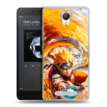 Силиконовый чехол на Xiaomi RedMi Note 2 с принтом Аниме Наруто Naruto