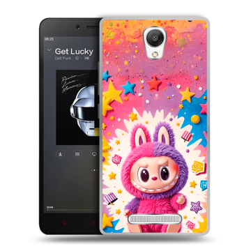 Силиконовый чехол на Xiaomi RedMi Note 2 с принтом Labubu Лабубу