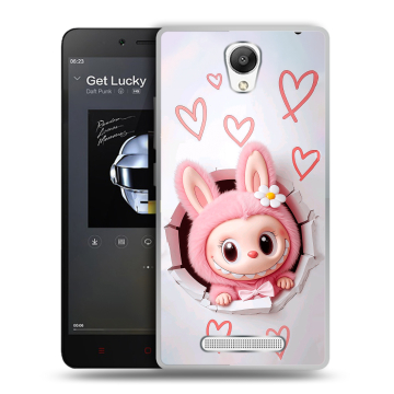 Силиконовый чехол на Xiaomi RedMi Note 2 с принтом Labubu Лабубу