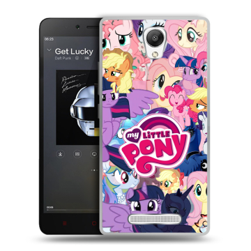 Силиконовый чехол на Xiaomi RedMi Note 2 с принтом My little pony Дружба чудо Силиконовый чехол на Xiaomi RedMi Note 2 с принтом My little pony Дружба чудо