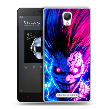 Силиконовый чехол на Xiaomi RedMi Note 2 с принтом Death note Тетрадь смерти Силиконовый чехол на Xiaomi RedMi Note 2 с принтом Death note Тетрадь смерти