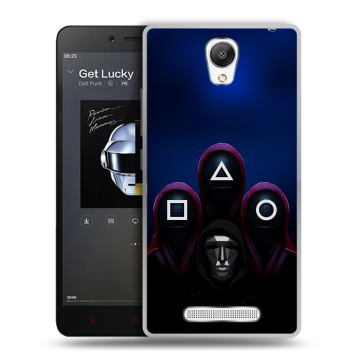Силиконовый чехол на Xiaomi RedMi Note 2 с принтом Игра Кальмара Силиконовый чехол на Xiaomi RedMi Note 2 с принтом Игра Кальмара
