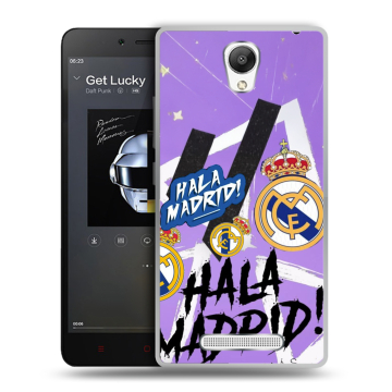 Силиконовый чехол на Xiaomi RedMi Note 2 с принтом Real Madrid Реал Мадрид