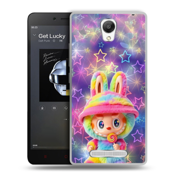 Силиконовый чехол на Xiaomi RedMi Note 2 с принтом Labubu Лабубу