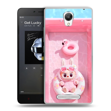 Силиконовый чехол на Xiaomi RedMi Note 2 с принтом Labubu Лабубу