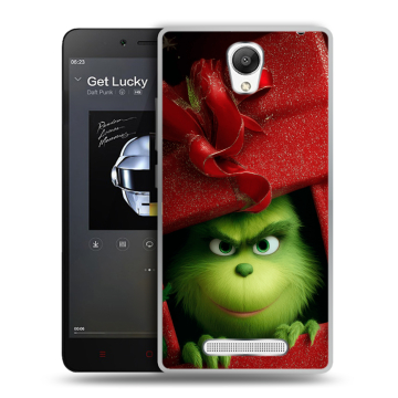 Силиконовый чехол на Xiaomi RedMi Note 2 с принтом Новый год Силиконовый чехол на Xiaomi RedMi Note 2 с принтом Новый год