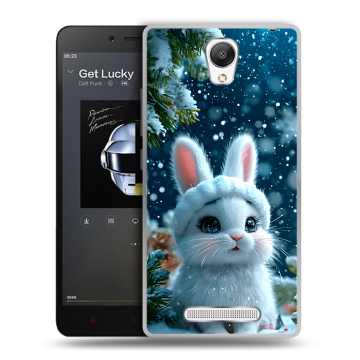 Силиконовый чехол на Xiaomi RedMi Note 2 с принтом Новый год Силиконовый чехол на Xiaomi RedMi Note 2 с принтом Новый год