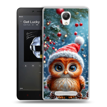 Силиконовый чехол на Xiaomi RedMi Note 2 с принтом Новый год