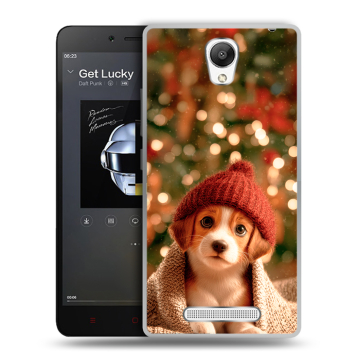 Силиконовый чехол на Xiaomi RedMi Note 2 с принтом Новый год